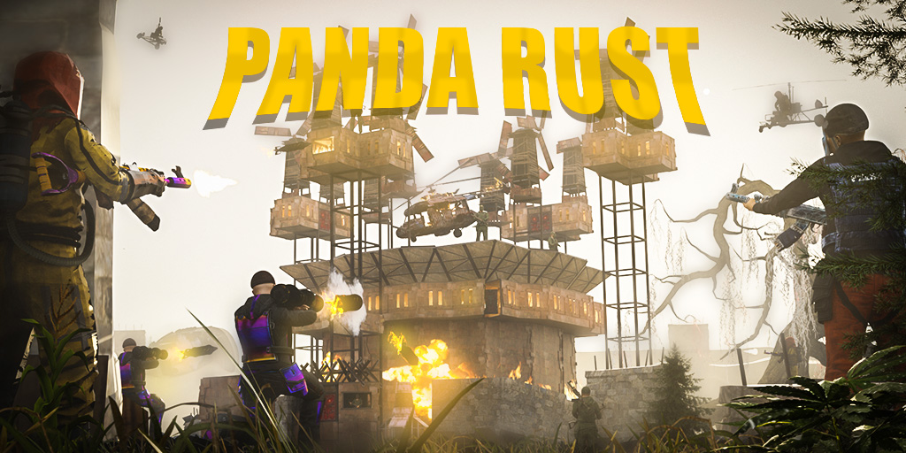 [US] Panda Rust | HUB | 2x | 3x | Modded Servers | Just Wiped
